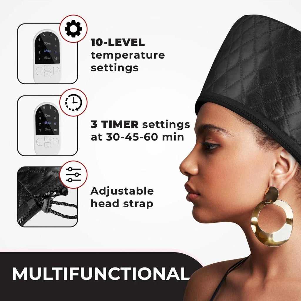 VelourCap™ Electric Heated Hair Cap — Salon-Level Deep Conditioning at Home
